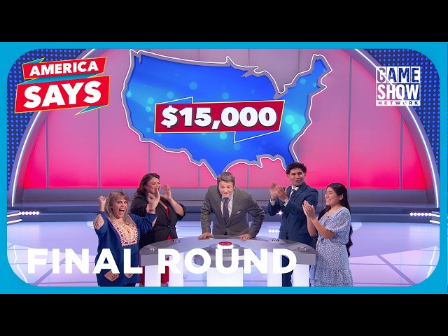 $15,000 in 60 Seconds?! | America Says | Final Round