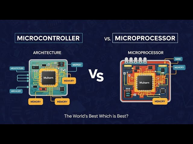 🧠 MPU vs. MCU: The Digital Brain | What’s the Difference? 🔍