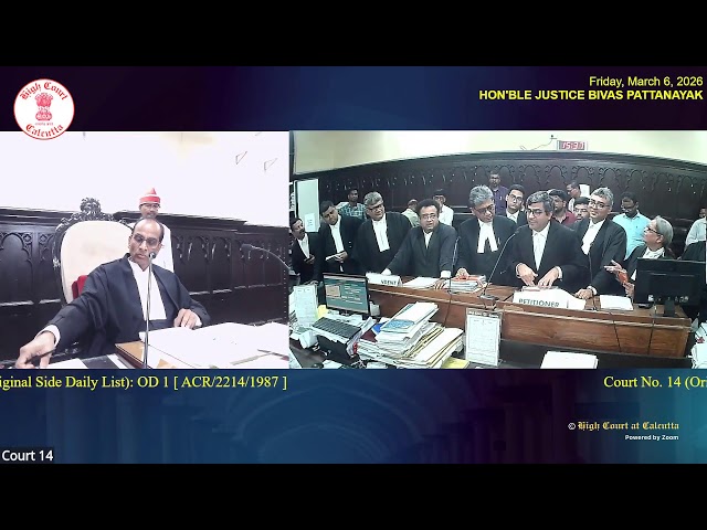 06 March 2026 | Court No.14 | Live Streaming of the Court proceedings.