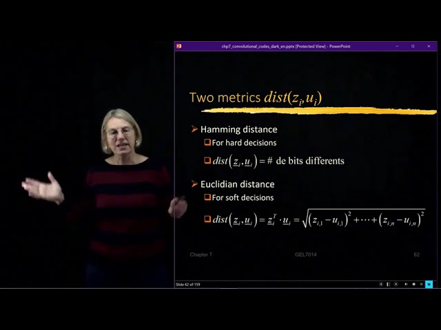 GEL7114 - Module 5.8 - Decoding a convolutional code with the Viterbi algorithm