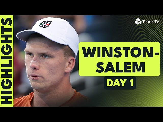Brooksby, Carreno-Busta, Vallejo & Mpetshi Perricard Feature | Winston-Salem 2026 Day 1 Highlights