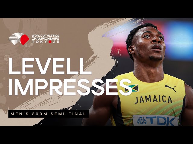 Levell and Tebogo dominate 200m semi final | World Athletics Championships Tokyo 25