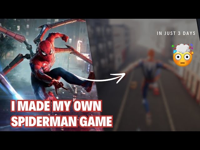 How I Made a Spiderman Game in Just 3 Days using Unreal Engine 5  | Tamil