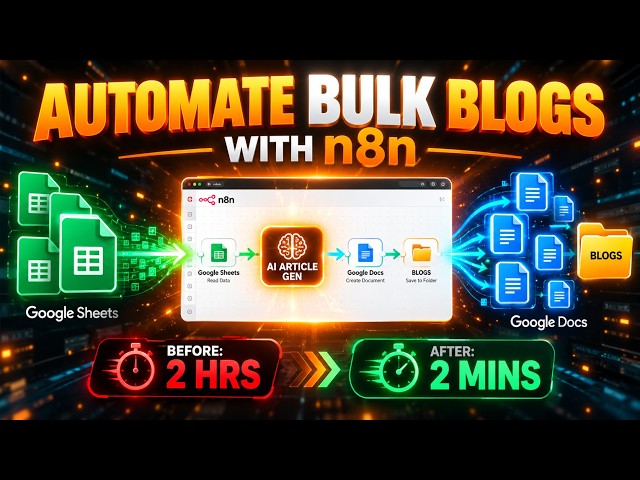 Bulk blog post creation with AI automation