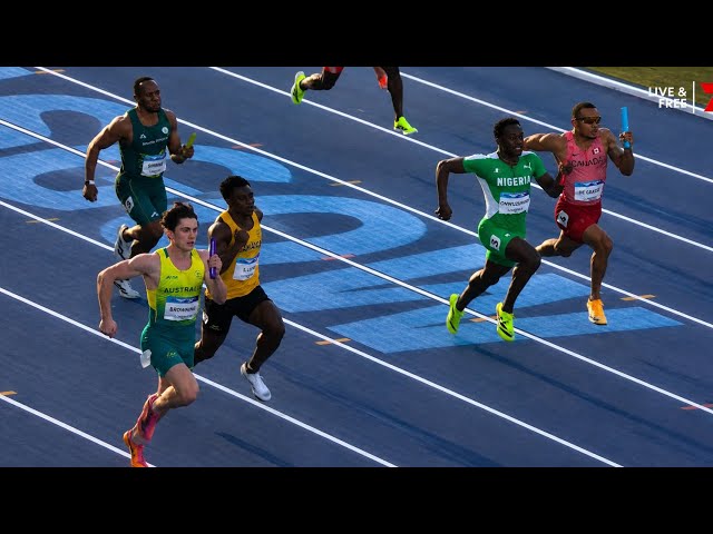 Australia dominate the 4x100m final in 38.09! 🇦🇺 | Glasgow Commonwealth games 2026