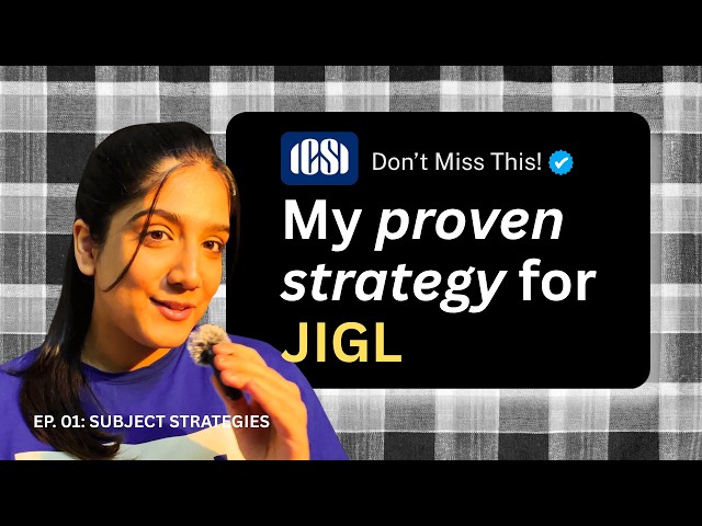 Score 60+ in JIGL with This Strategy| CS Executive| June/December 2026