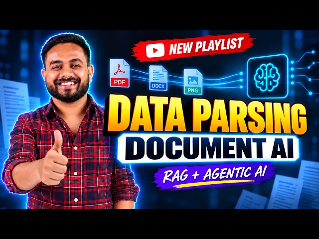 New Playlist Introduction: Data Parsing, AI-Based Parsing & Document AI for AI Applications