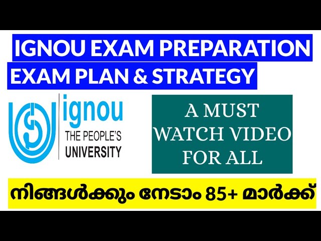 How to Write IGNOU Exam | Exam Preparation & Strategy