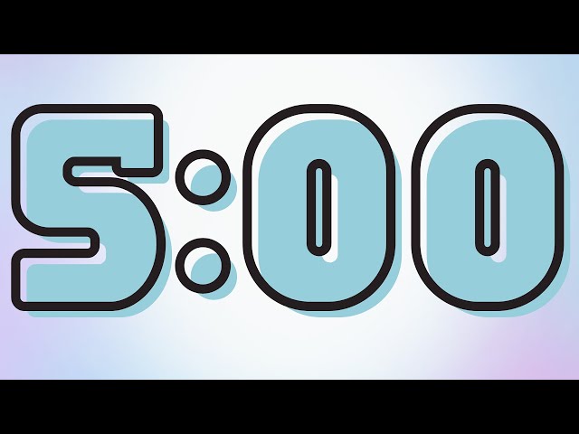 5 Minute Silent Timer with Harp Ending