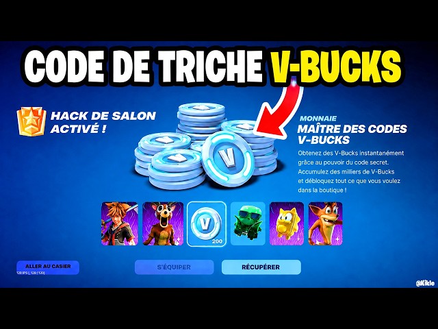 ENTER this CHEAT CODE QUICKLY to GET 1,000 FREE V-BUCKS in Fortnite!!