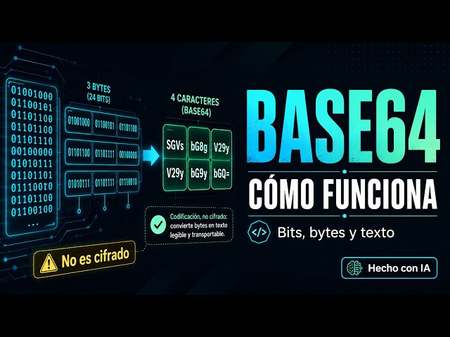 Base64 por Dentro: Cómo Funciona, Bits, Bytes, RFC 4648, JWT y Base64URL