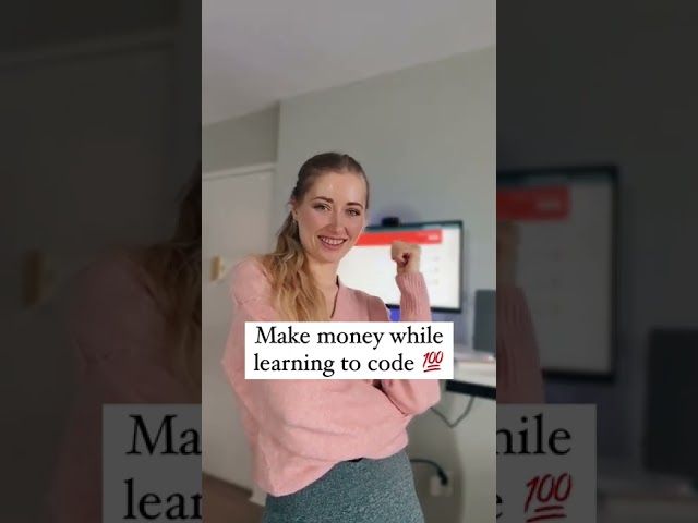 Make money while learning to code #developer #coding #dev #frontend #backend