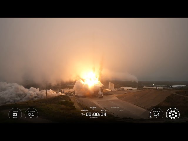 SpaceX launches 24 Starlink satellites from California, sticks landing