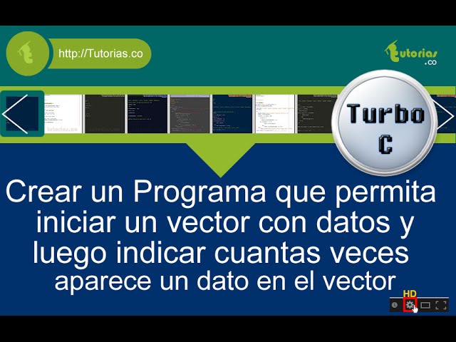 arrays – turbo C (cuantas veces aparece en vector)