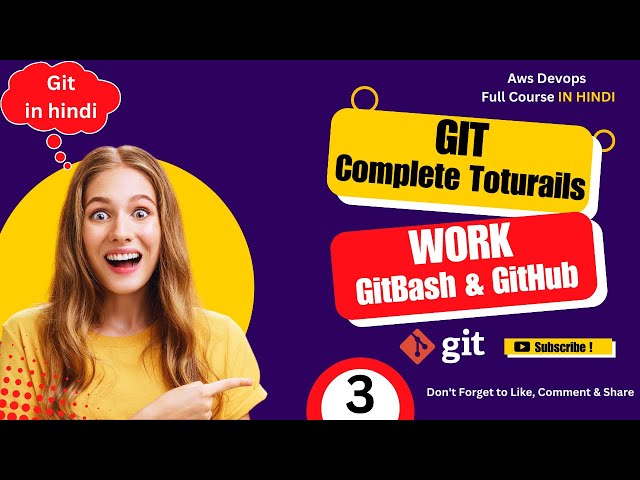 Day 3 Complete Git and GitHub Tutorial for Beginners #devops #tutorials  #devopsforbeginners