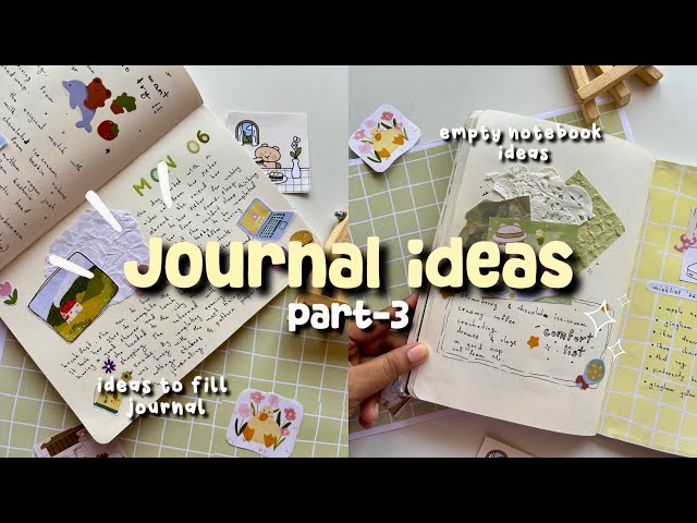 Journal ideas PART-3🌿 | ways to fill empty JOURNAL | ninu shaaji