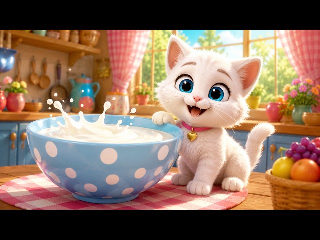Meow Meow Goes The Cat | Meow Meow Goes The Cat | Hindi Rhyme | Nursery Rhyme For Kids