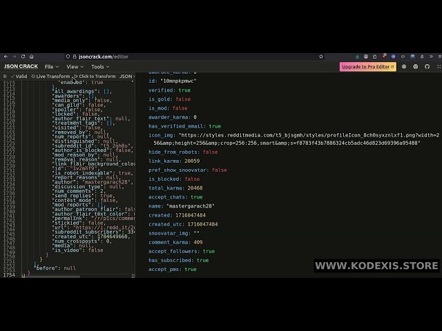 Reddit Scraper API | How to Get Reddit User Posts Using API | Kodexis.store