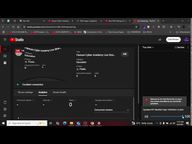 Farsum Cyber Acedemy Live Stream