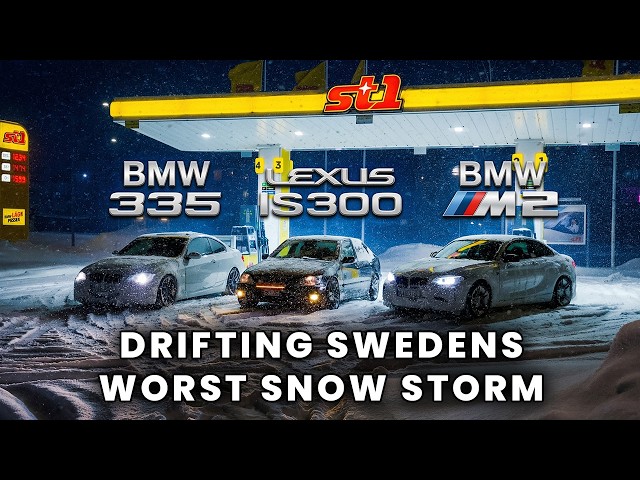 WINTER BEATER DRIFTING - INSANE STORM SWEDEN