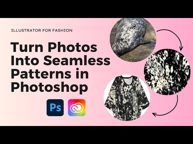 Turn ANY Photo Into a Seamless Pattern in Photoshop