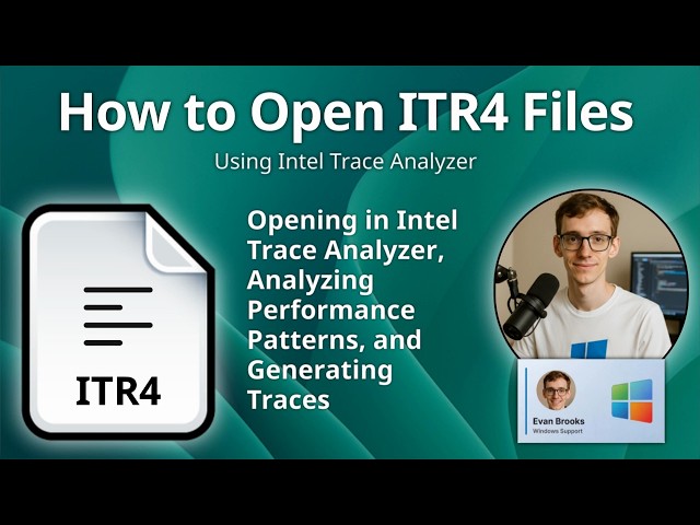 How to Open ITR4 Files (Intel Trace Analyzer Trace)
