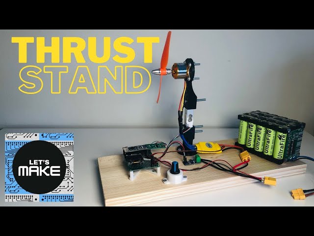 Thrust Stand - How To Measure The Power Of A RC Motor