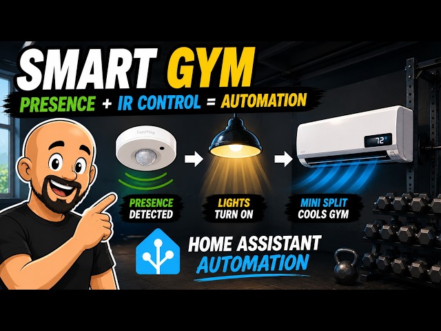 I Automated my Gym Lights and HVAC | Smart Home Gym