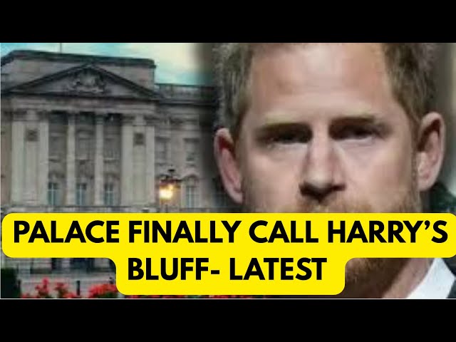 PALACE FINALLY KICK HARRY INTO TOUCH - LATEST #royal #princeharry #news