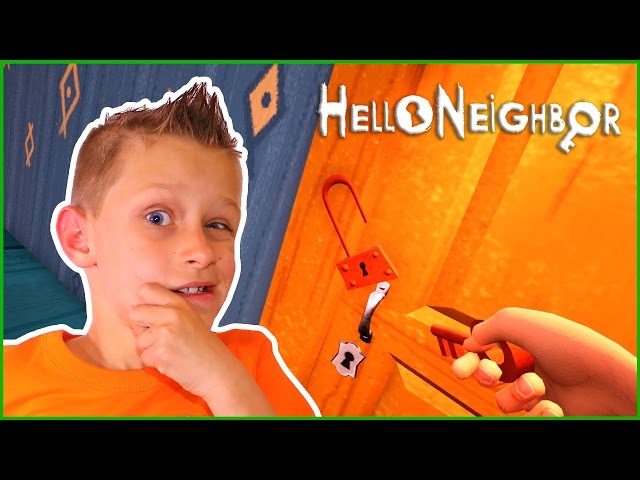 Red Key MINI GAME in Hello Neighbor