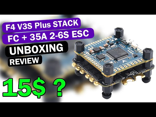 NEW F4 V3S PLUS Flight Controller Unboxing - F4 FPV