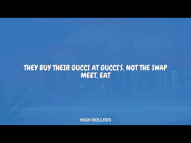 Tiga - HIGH ROLLERS (Lyrics)