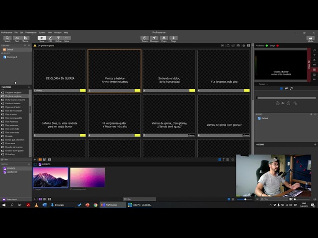 Como utilizar la interfaz de ProPresenter 7 | Primeros pasos ProPresenter