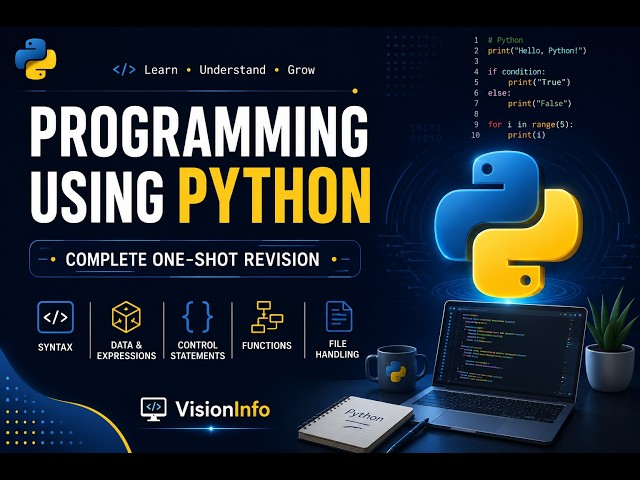 Python in one shot | Complete Concepts | Learn Python