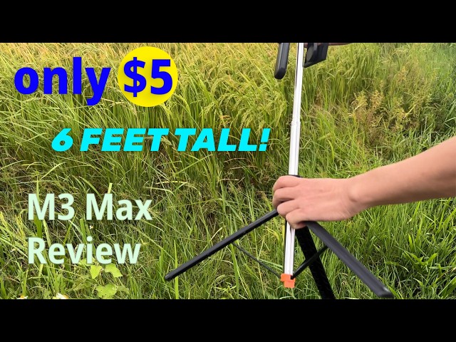 This $5 Tripod is 6 feet tall! M3 Max Unboxing & Setup