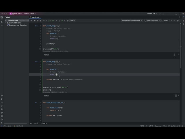 Functions in Detail Closure