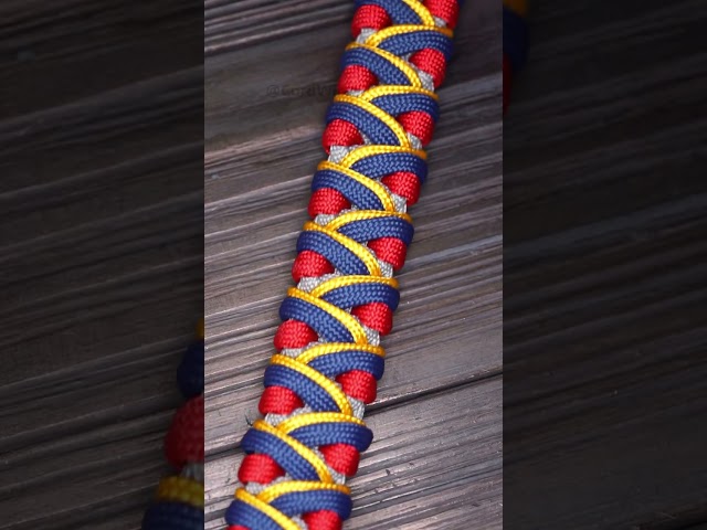 4 Color paracord bracelet #shorts #paracord #bracelet #handmade
