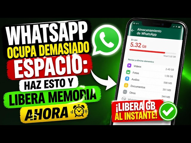 WhatsApp is taking up too much space: do this and free up memory NOW