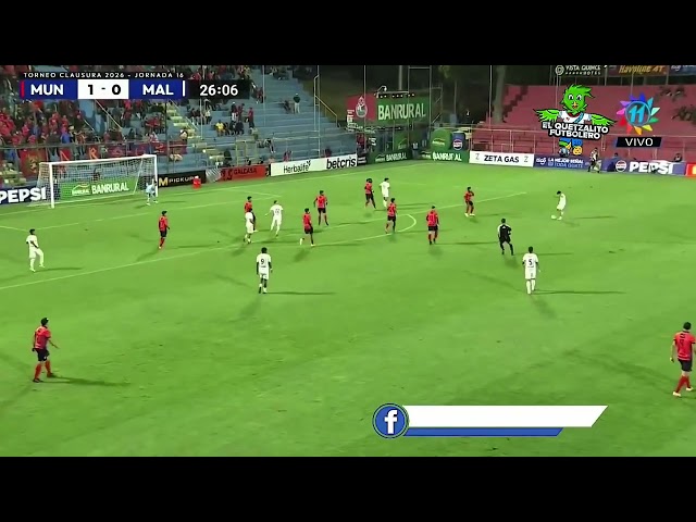 RED VICTORY / Municipal 1 vs Malacateco 0 Day 16 Closing 2026 Guate League