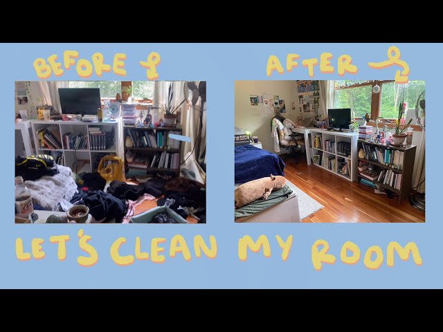 clean my depression room with me || in real time