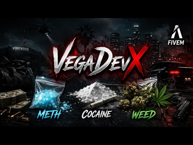 [Free] | Fivem Drugs Script | [ESX, QBox, QBCore] Vega Studio