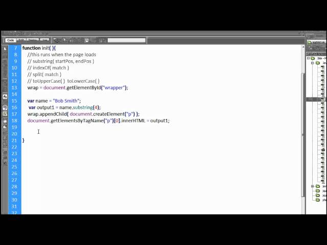 MAD9014 - Javascript String Methods