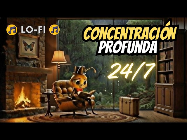 🔴 Lee y Estudia Enfocado junto a la Hormiga Emprendedora 🌧️ Lofi Radio 24 horas