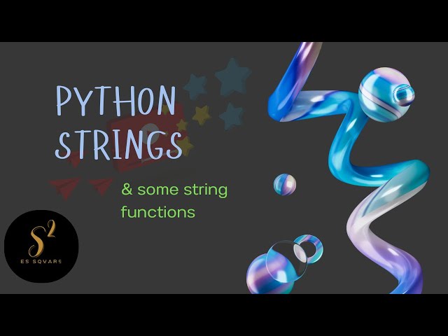 Python Strings | String functions | in tamil | for beginners