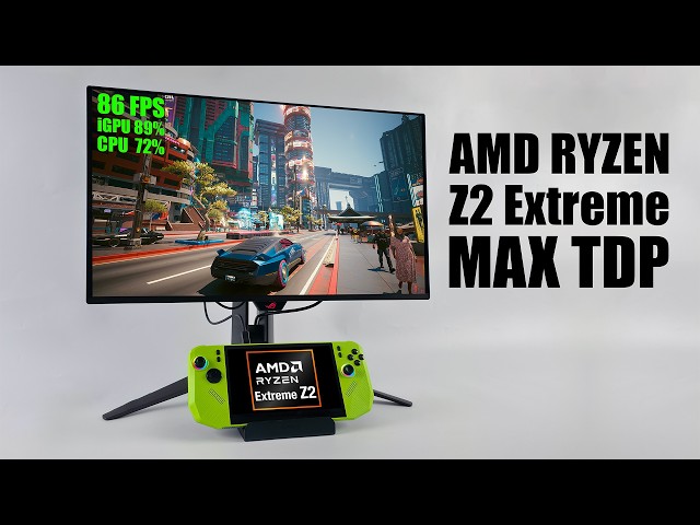 I Pushed the Ryzen Z2 Extreme to the Max! Docked Mode Gaming