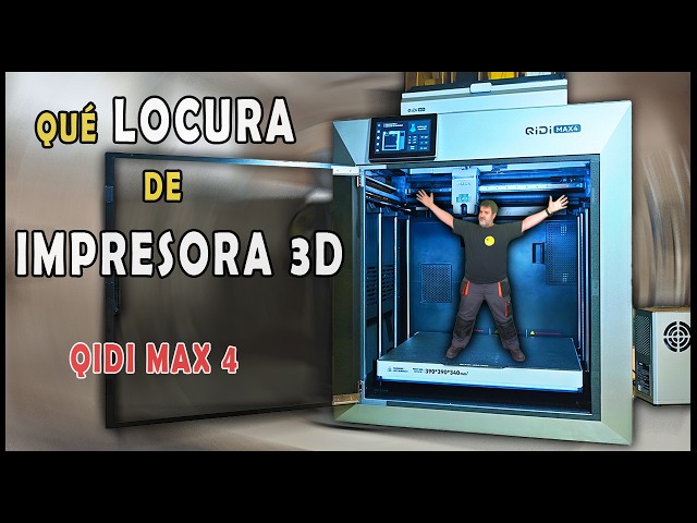 The 3D PRINTER you need for your WORKSHOP 🛠️ (Qidi Max 4 Review)