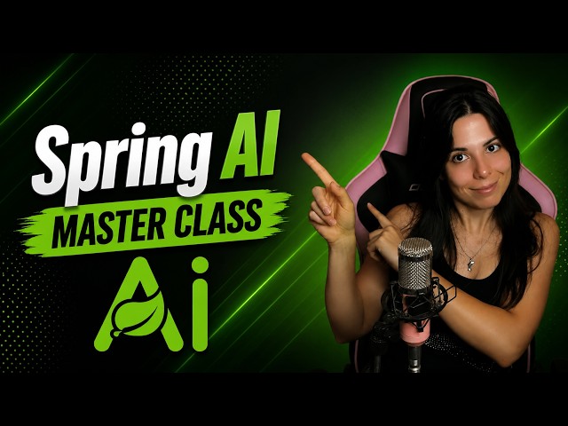 MASTER CLASS de Introducción SPRING AI GRATIS