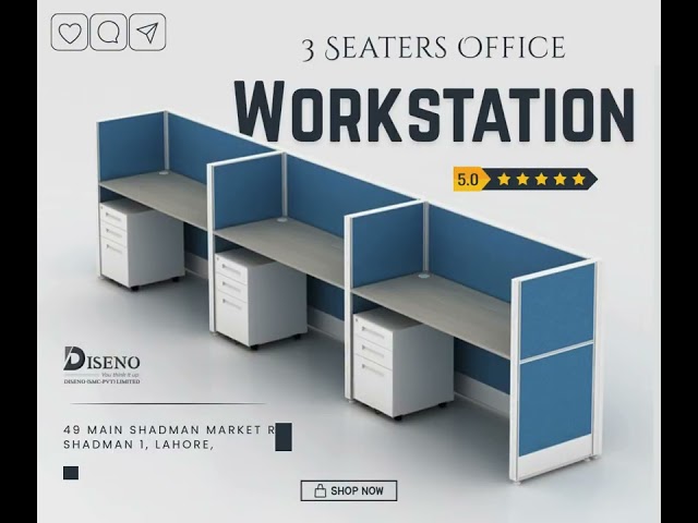 Modern Office Workstations Setup | Smart Workspace Design #furniture #workstations