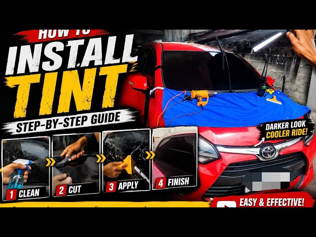 How to Install Window tint #shorts #viral #trending 