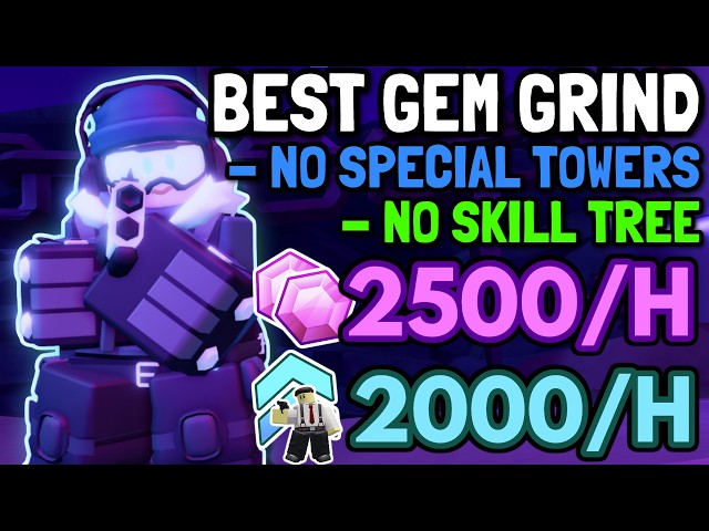 (UPDATED) The Best Way To Grind GEMS and Crook Boss MAX XP... (TDS)
